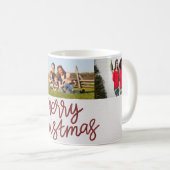 Mug Joyeux script de Noël trois photo (Devant droit)