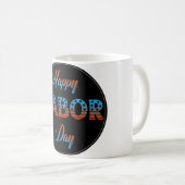 Mug Joyeux signe de la fête du travail (Devant droit)