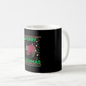 Mug Joyeux Slothmas drôle Sloth Laid Noël laid (Devant droit)