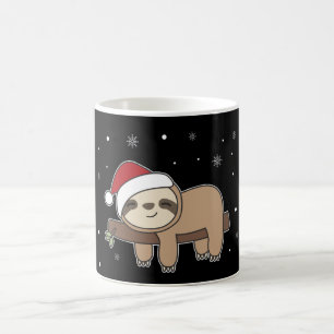 Mug Joyeux Slothmas Fantaisie Pour Le Café De Noël Mu