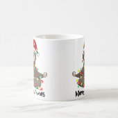 Mug Joyeux Slothmas Yoga Sloth Méditant Noël (Centre)