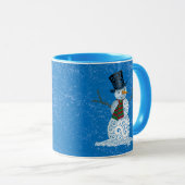 Mug Joyeux Snowman Tourbillonnant (Devant droit)