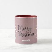 Mug Joyeux Snowmen Pink Noël (Centre)