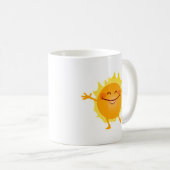 Mug Joyeux soleil, soleil, solstice d'été (Devant droit)