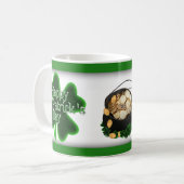 Mug Joyeux St. Patrick's Day 4 Leaf Clovers (Devant gauche)