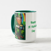 Mug Joyeux St. Patrick's Day Coffee Cups & Beer Steins (Devant gauche)