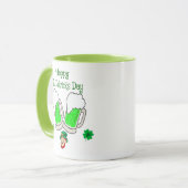 Mug Joyeux St. Patrick's Day Lutins (Devant gauche)