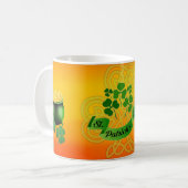 Mug Joyeux St Patrick's Day Pot o'Gold Irlande (Devant gauche)