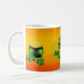 Mug Joyeux St Patrick's Day Pot o'Gold Irlande (Gauche)