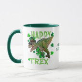 Mug Joyeux T-Rex Day St Patrick's Dino (Gauche)