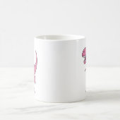 Mug Joyeux T-Rex Dino Rose Avec Nom Enfant (Centre)