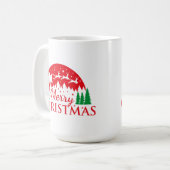 Mug Joyeux T-shirt de Noël (Devant gauche)