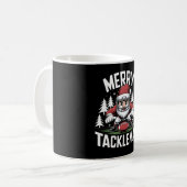Mug Joyeux Tacklemas Football Père Noël Noël Noël Noël (Devant gauche)