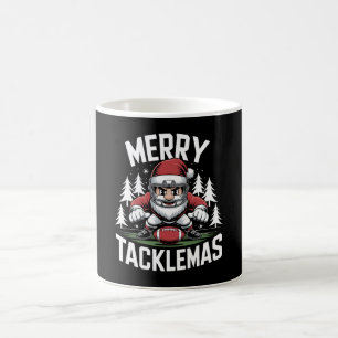 Mug Joyeux Tacklemas Football Père Noël Noël Noël Noël
