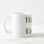 Mug Joyeux texte décoratif de Pâques (Gauche)