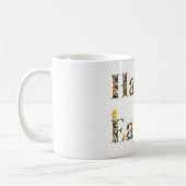 Mug Joyeux texte décoratif de Pâques Bébé Chicks (Gauche)