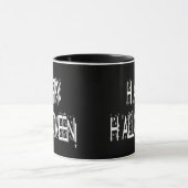 Mug Joyeux texte d'Halloween (Centre)