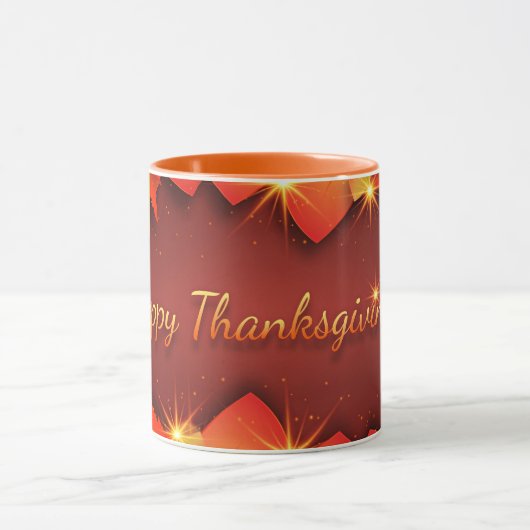 Mug Joyeux Thanksgiving, décoratif, (Centre)
