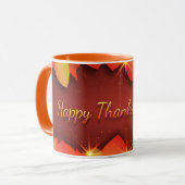 Mug Joyeux Thanksgiving, décoratif, (Devant gauche)