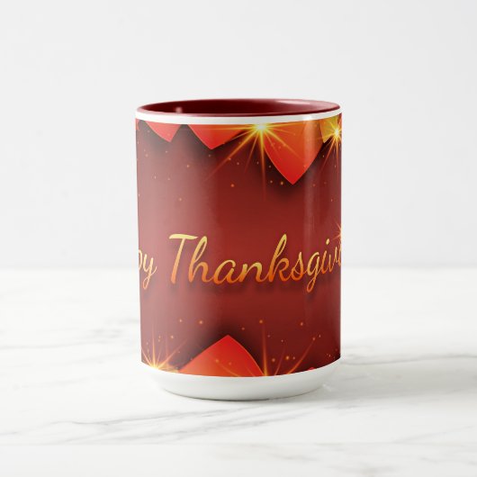 Mug Joyeux Thanksgiving, décoratif, (Centre)