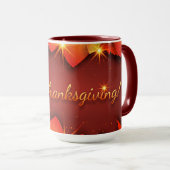 Mug Joyeux Thanksgiving, décoratif, (Devant droit)