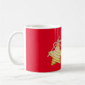Mug Joyeux Tout Étoile Ornement Noël (Gauche)