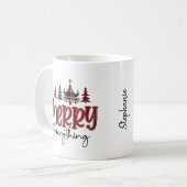 Mug Joyeux tout sur mesure Noël (Devant gauche)