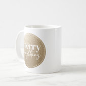 Mug Joyeux tout Texture dorée (Devant gauche)