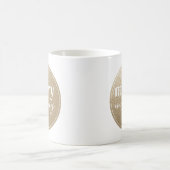 Mug Joyeux tout Texture dorée (Centre)