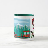 Mug Joyeux train de Noël (Centre)