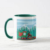 Mug Joyeux train de Noël (Gauche)