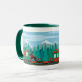 Mug Joyeux train de Noël (Devant gauche)
