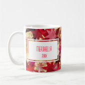 Mug JOYEUX VACANCES Abstraites Étoiles Personnalisées (Gauche)