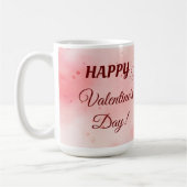 Mug Joyeux Valentines Coeur rouge (Gauche)