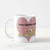 Mug Joyeux Valentines Day Otter (Gauche)
