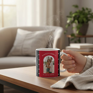 Mug Joyeux Valentines jour moderne simple photo romant