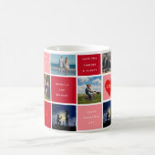 Mug Joyeux Valentines Jour Photo Grille Couples (Centre)