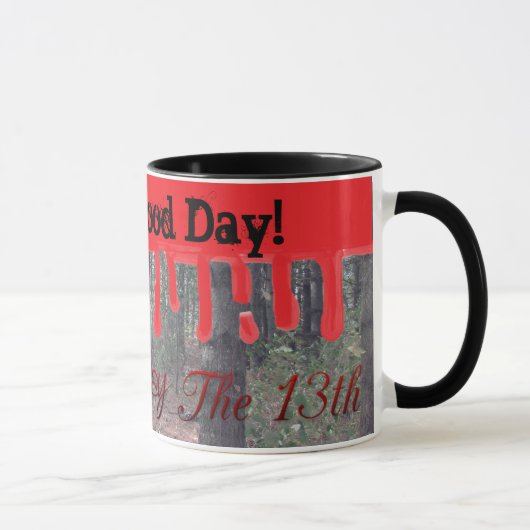 Mug Joyeux vendredi la 13e coupe de café de Blood Camp (Droite)