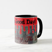 Mug Joyeux vendredi la 13e coupe de café de Blood Camp (Devant droit)