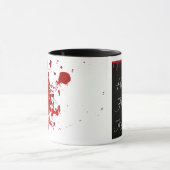 Mug Joyeux vendredi la 13ème Coupe de café Spatter Blo (Centre)