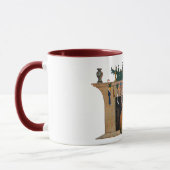 Mug Joyeux Vieux Elfe de Noël, Jessie Willcox Smith (Gauche)