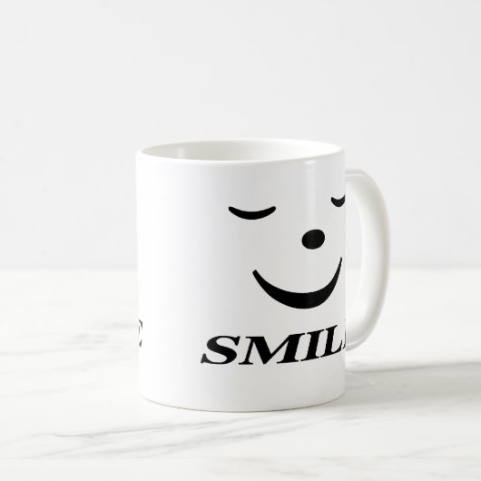 Mug Joyeux visage (Devant droit)