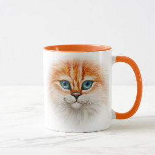 Mug Joyeux visage de Kitty Orange