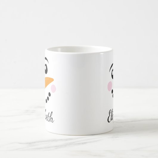 Mug Joyeux visage de Snowman (Centre)