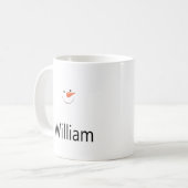 Mug Joyeux visage de Snowman (Devant gauche)