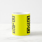 Mug ‹ Joyeux visage souriant Emoji — Code QR (Centre)