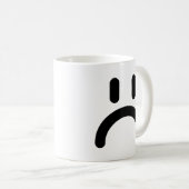 Mug Joyeux visage triste (Devant droit)