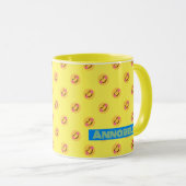 Mug Joyeux Visages souriants (Devant droit)