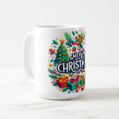 Mug Joyeux voeux de Noël (Devant gauche)