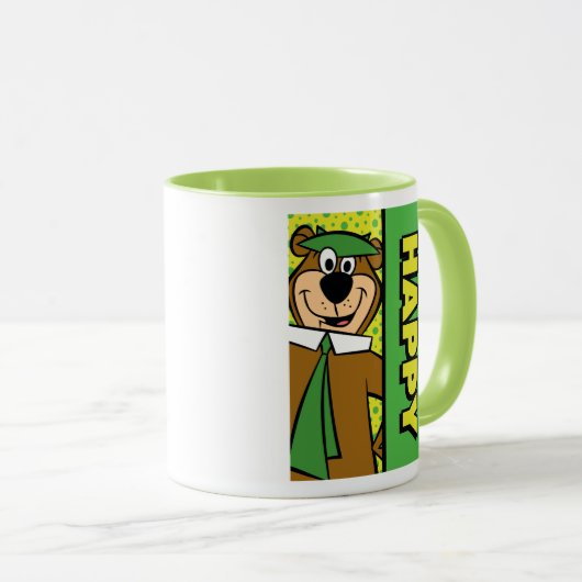 Mug Joyeux Yogi Bear (Devant droit)